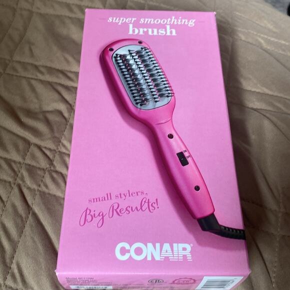 Conair Pink Smoothing Frizz Shine Hair Styling - Picture 6 of 7